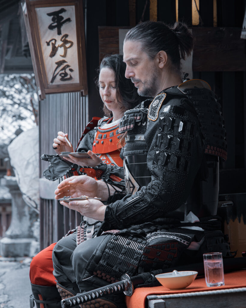 amurai armor experience kyoto