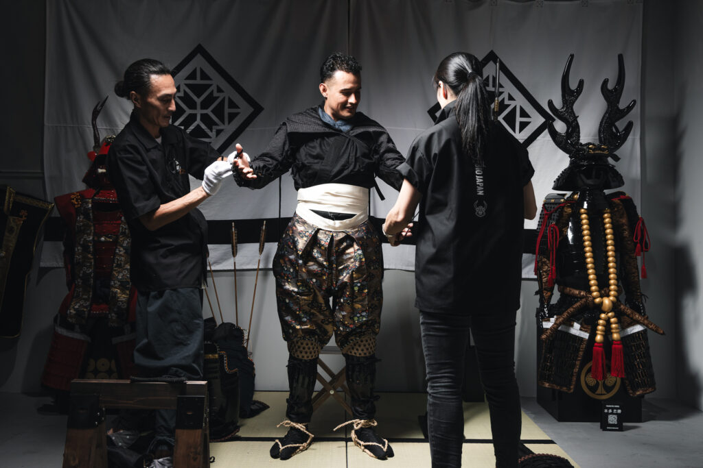 samurai rental armor in kyoto