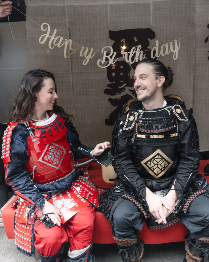 samurai armor experience