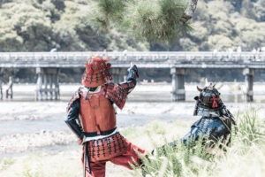 京都のレンタル甲冑体験 嵐山ウォーク