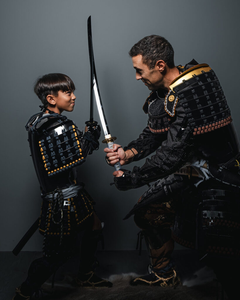 還暦、イベント、七五三などで甲冑体験