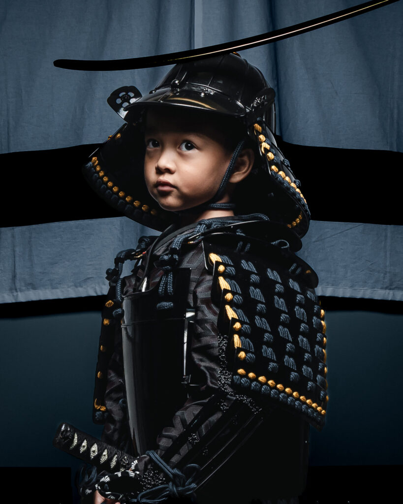 還暦、イベント、七五三などで甲冑体験