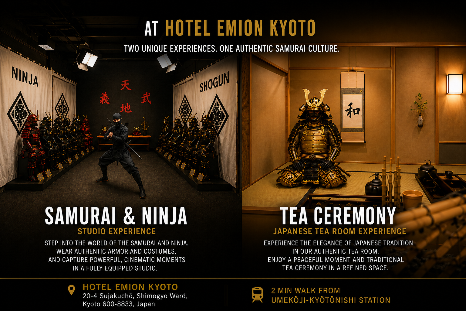 SHOGUN STUDIO JAPAN - HOTEL EMION KYOTO (Shogun & Ninja)